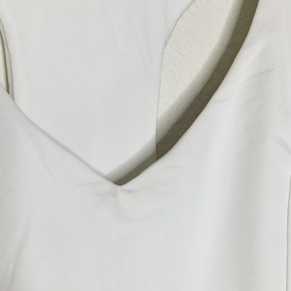 PLUS Fabletics White Workout Tank Top - Picture 4 of 7